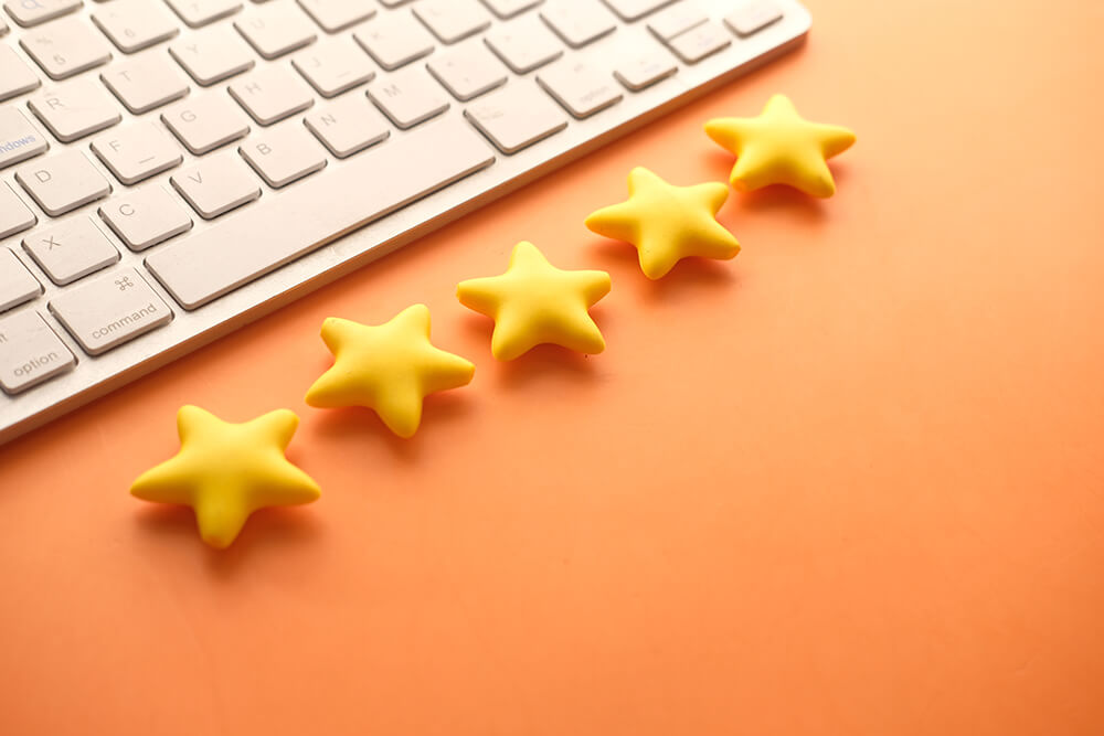 customer review concept rating golden stars on or 2024 12 13 08 10 00 utc