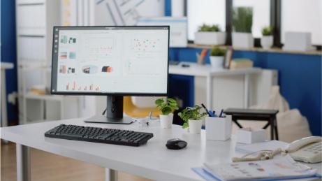 corporate office with computer screen showing data 2026 01 08 02 36 16 utc